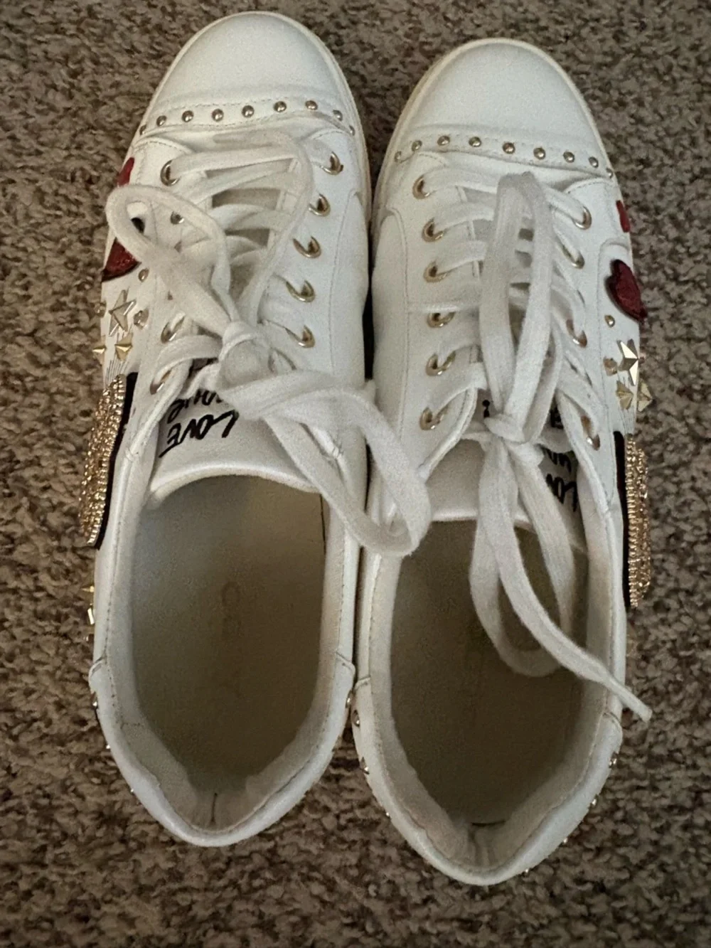 Aldo Elixir “Love Your Selfie”Women's Sneakers - Picture 6 of 9